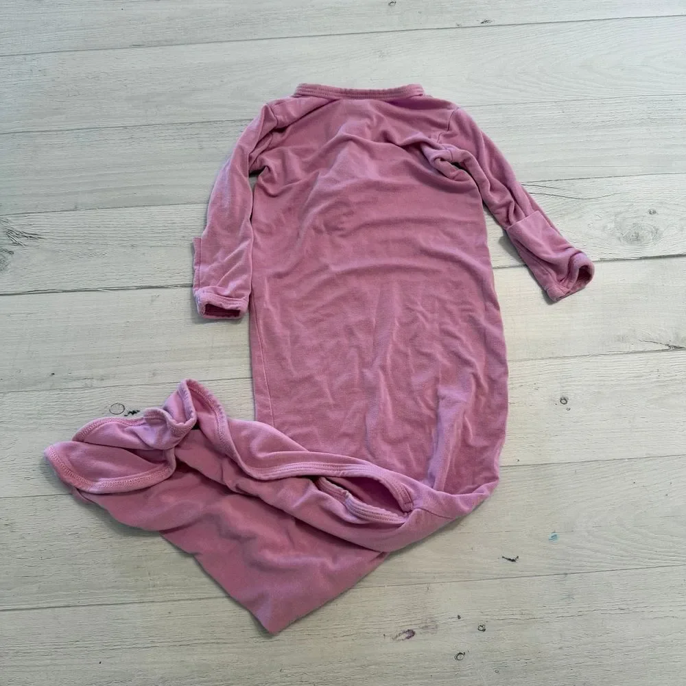 Lou Lou and Company pink‎ gown newborn-3 months